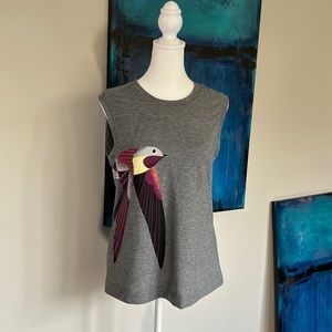 Oiselle Sleeveless Bird Muscle Tank - M